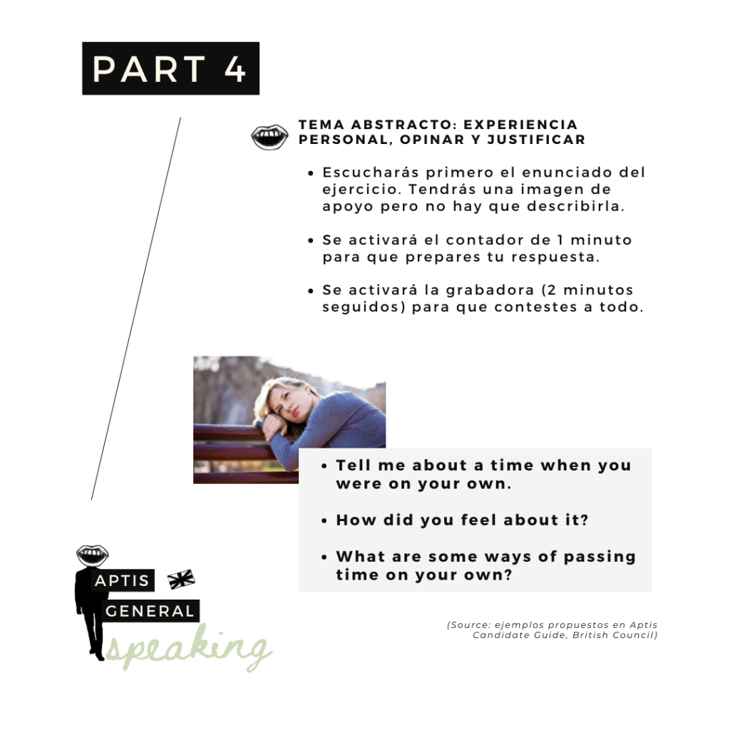 part 4: experiencia personal, opinar y justificar