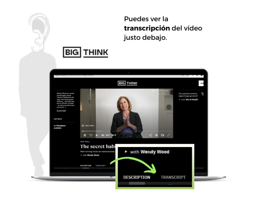 Mejora el listening de C1 escuchando charlas en BIG THINK